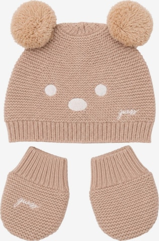 GUESS KIDS Set in Beige: voorkant