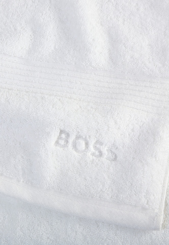 BOSS Waschhandschuh - Set "LOFT" in Weiß: Vorderseite