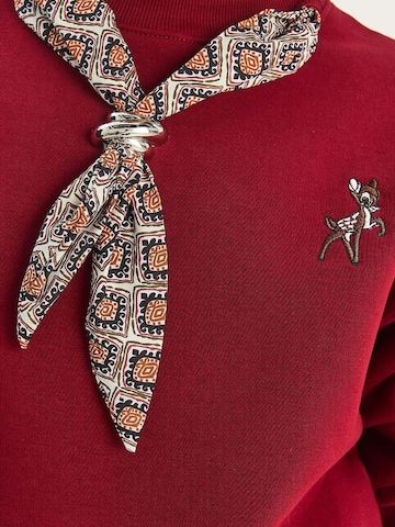 Bianco Lucci Sweatshirt in Red