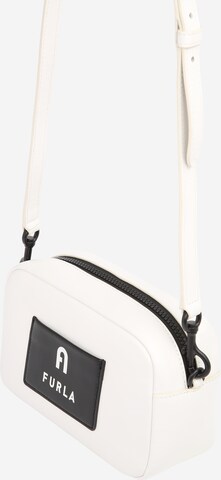FURLA Crossbody Bag 'IRIS' in White: front