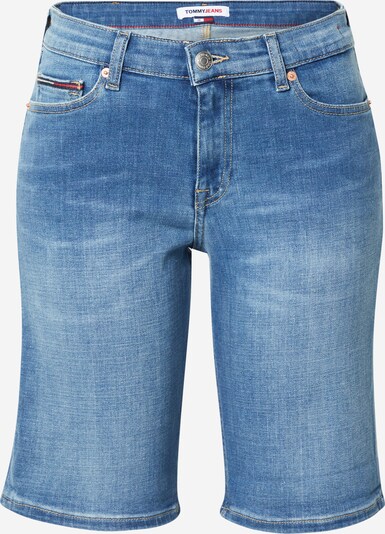 Tommy Jeans Дънки в син деним / кафяво / червено / бяло, Преглед на продукта