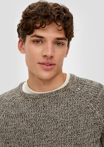 QS Pullover in Braun