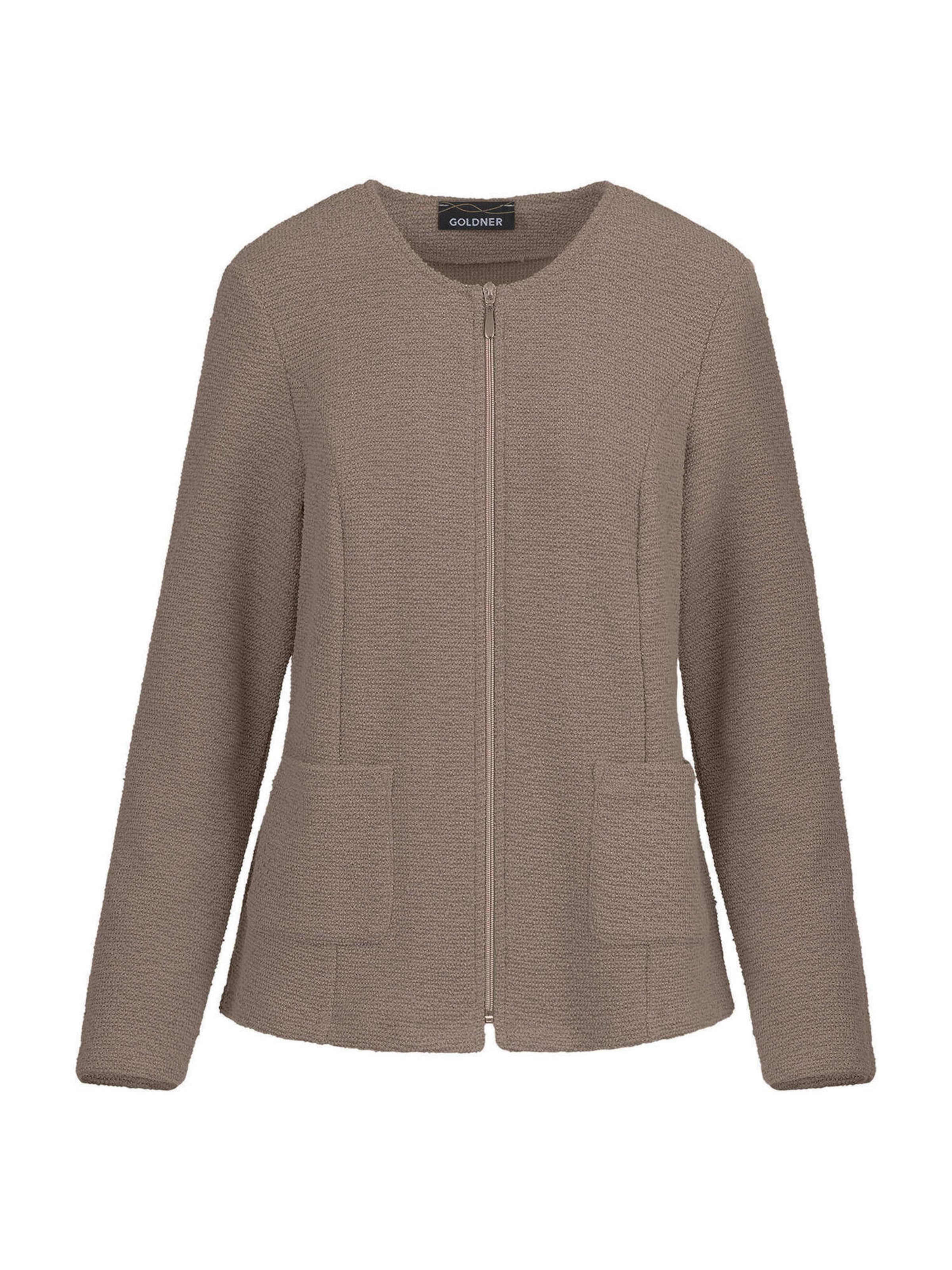 Goldner Between-season jacket in Brown: front
