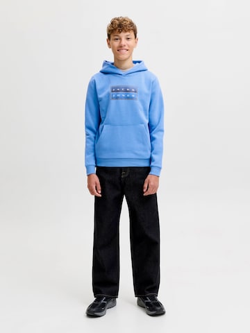 Jack & Jones Junior Mikina 'JCOFusion' – modrá