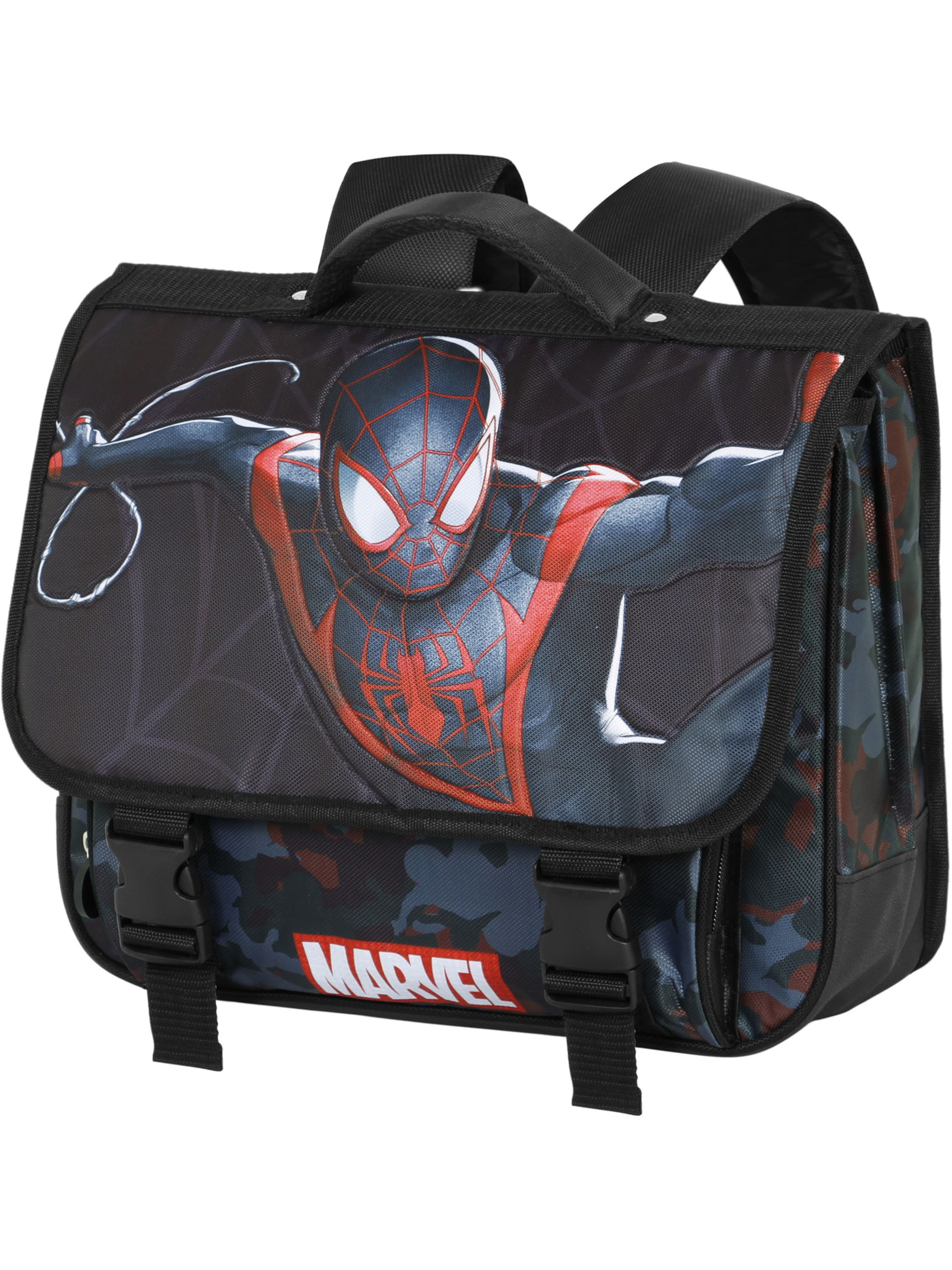 marvel Backpack 'Spiderman Miles-Cartable 2.0' in Black