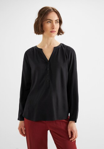 STREET ONE Bluse 'Bamika' in Schwarz: Vorderseite