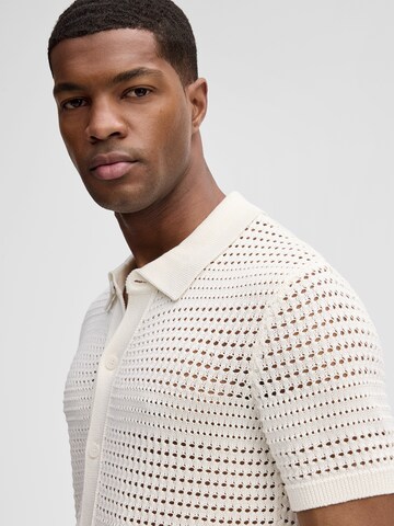 STRELLSON Regular fit Button Up Shirt 'Ander' in White