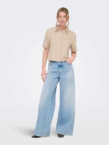 ONLY Bluse 'ONLGoa' i beige