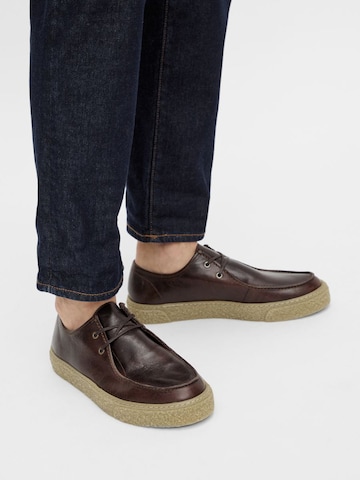 Mocassin 'Chad' Bianco en marron