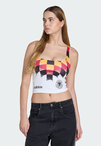 ADIDAS ORIGINALS Sporttop 'Germany Reconstructed Bringback' in Wit: voorkant