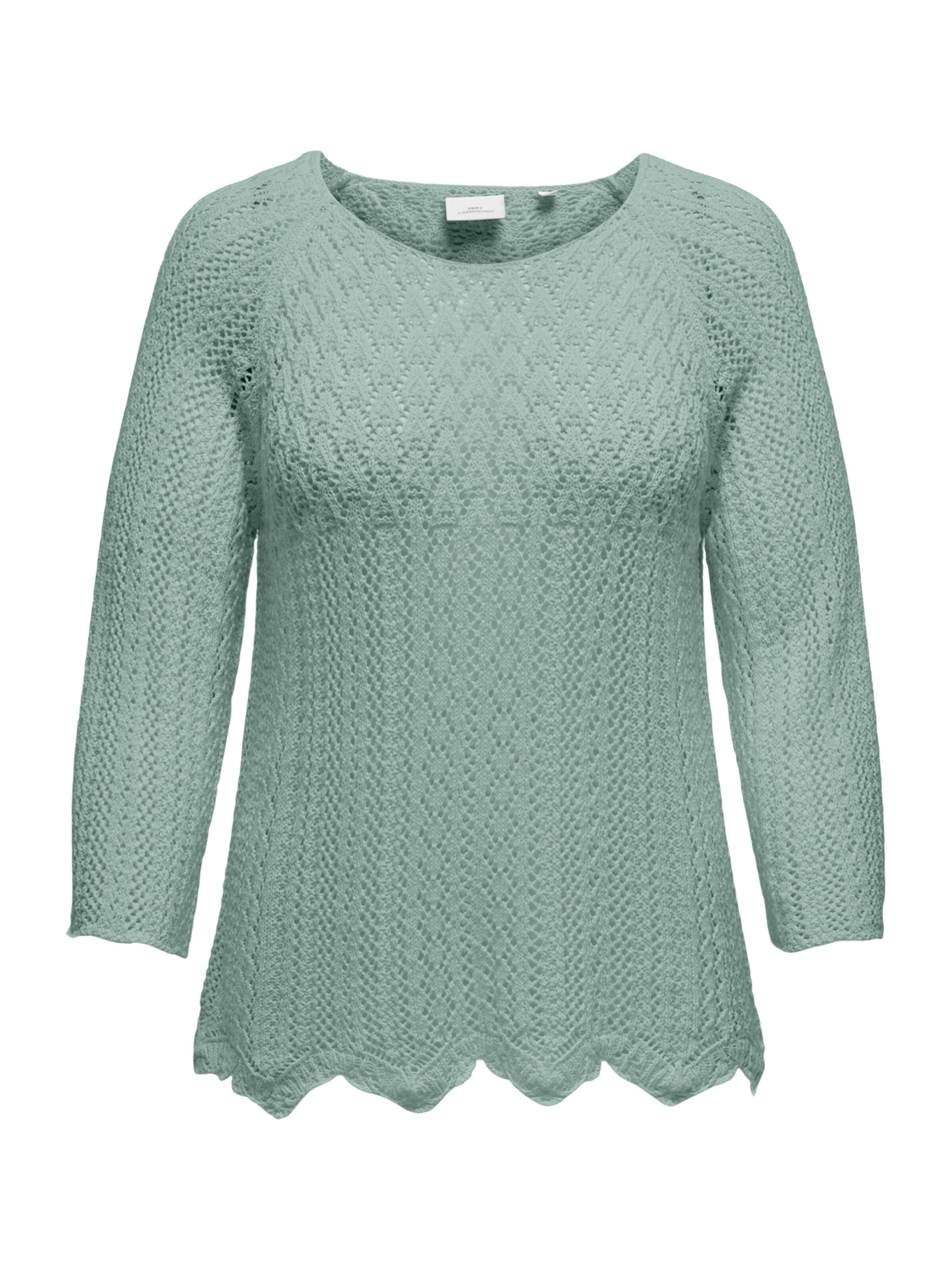 ONLY Carmakoma Sweater 'CARNOLA' in Green: front