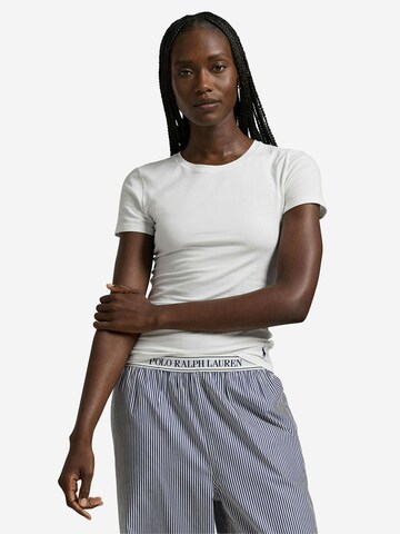 T-shirt ' Club Cotton ' Polo Ralph Lauren en blanc : devant