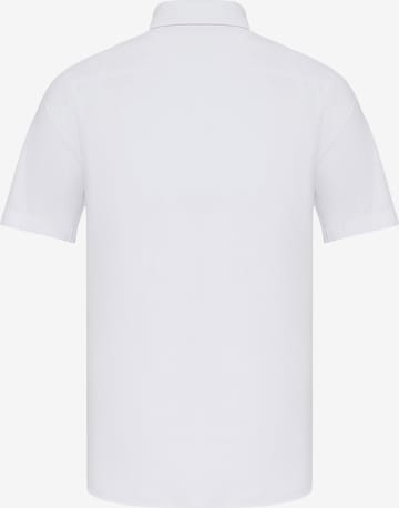 DENIM CULTURE - Ajuste regular Camisa 'MARCUS' en blanco