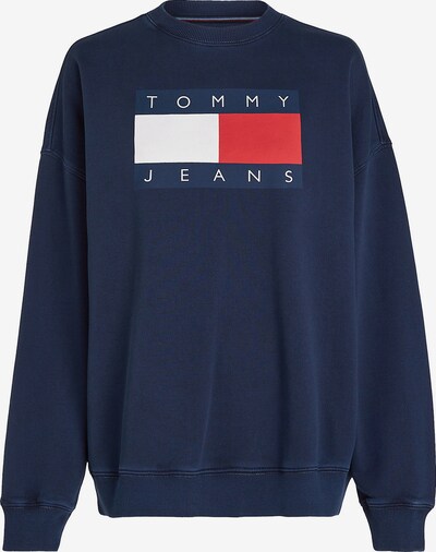 Tommy Jeans Sweatshirt in dunkelblau / rot / weiß, Produktansicht