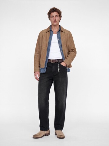 JACK & JONES Kottis Teksapüksid 'JJIAlex JJJett', värv must