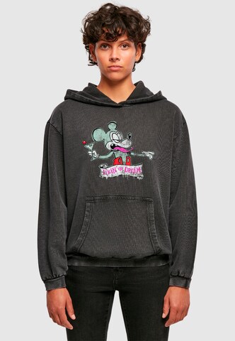 Merchcode Sweatshirt 'Brandalised - Drunk Mick' in Schwarz: Vorderseite