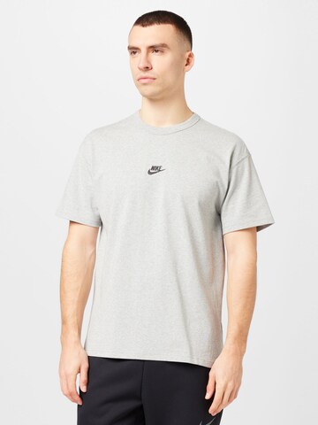 pelēks Nike Sportswear T-Krekls 'Essential': no priekšpuses