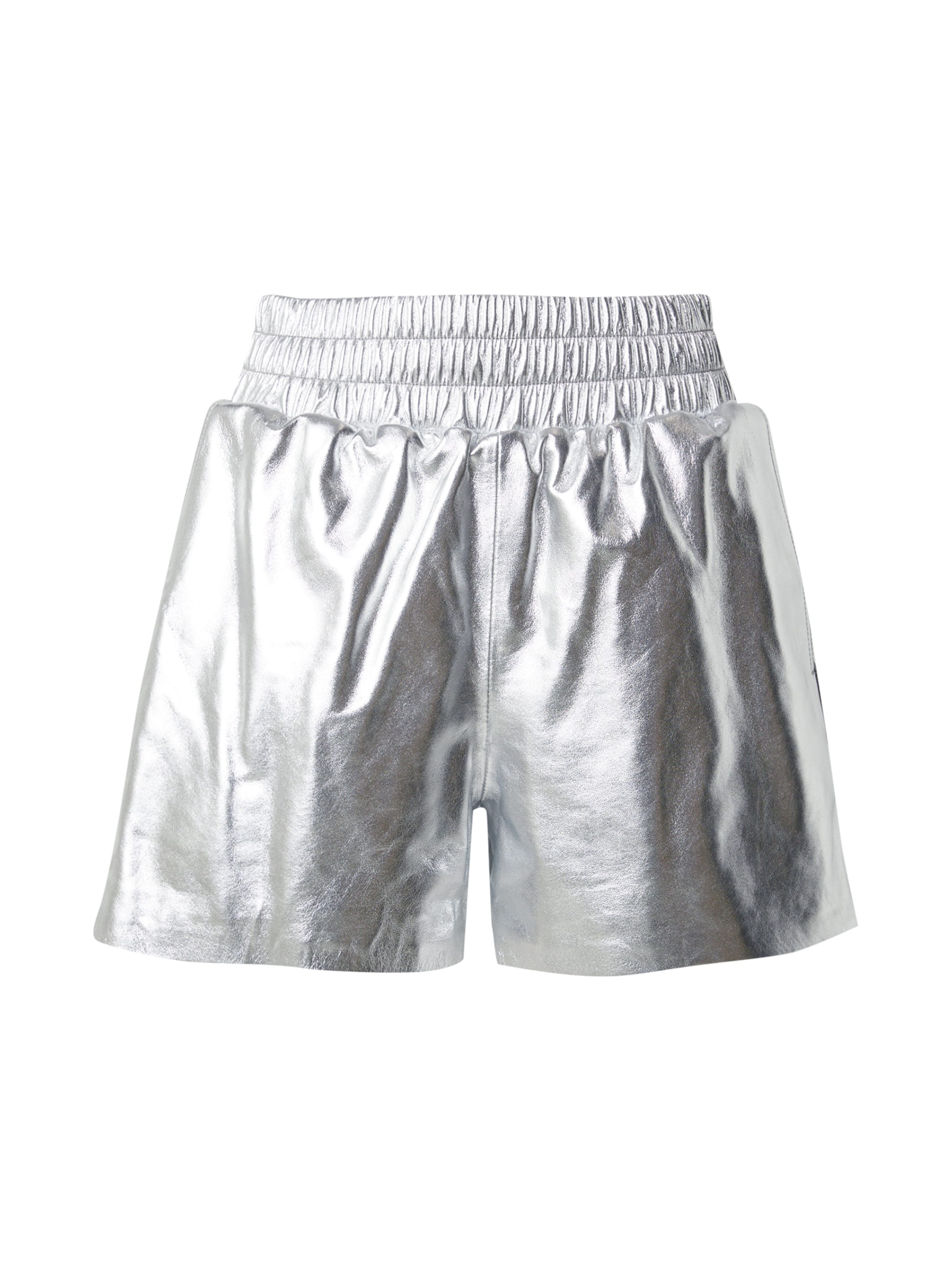 IRO Regular Broek in Zilver: voorkant