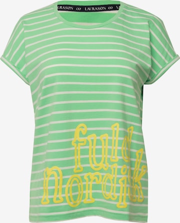 T-shirt LAURASØN en vert : devant