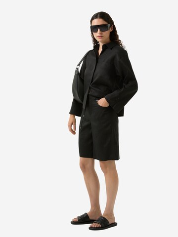 BOGNER Loosefit Hose 'Ramina' in Schwarz