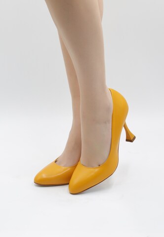 FELIPA Čevlji s peto | oranžna barva