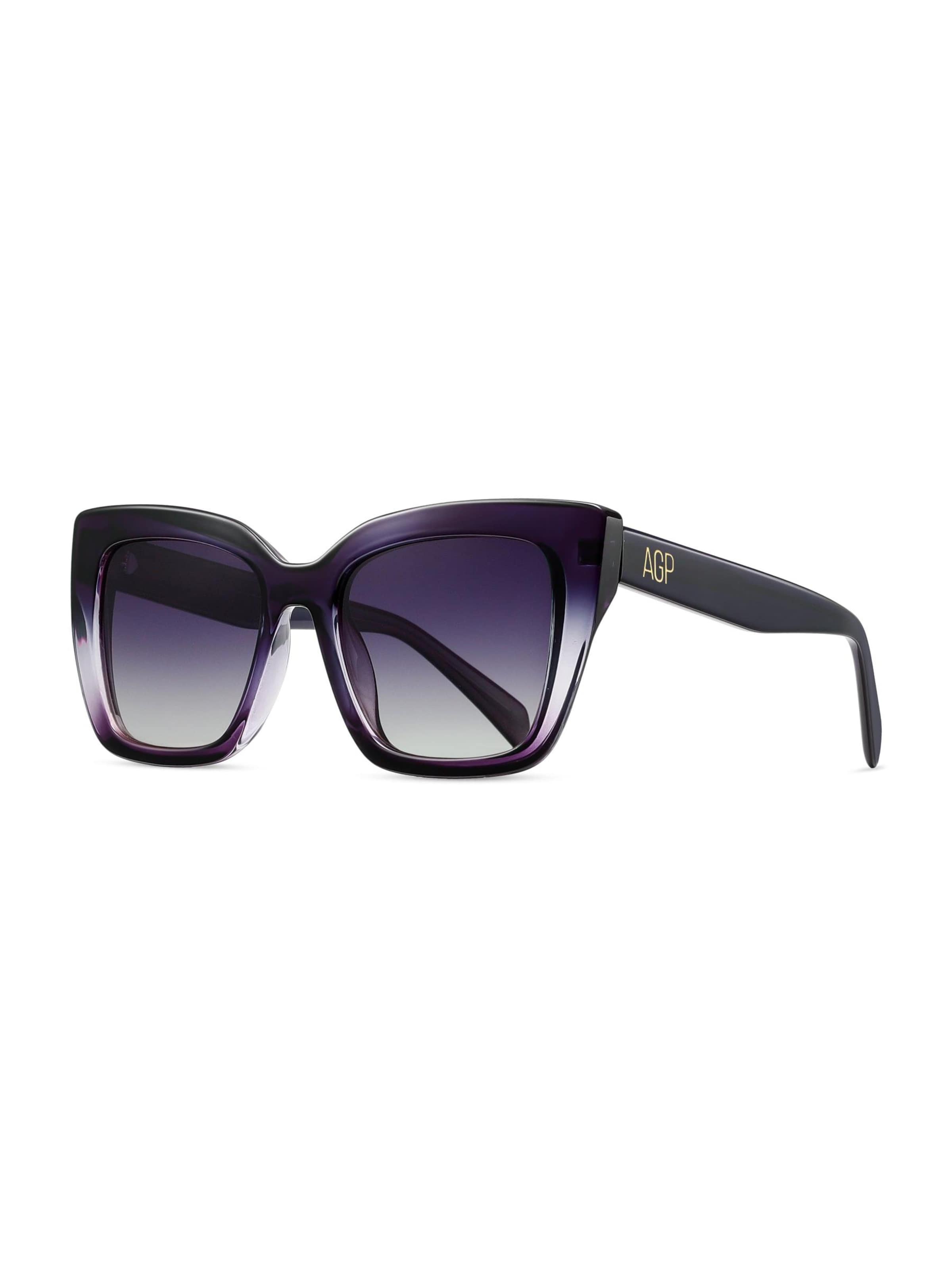 AVANT-GARDE PARIS Sunglasses 'Cat Eye Alkmini' in Purple: front