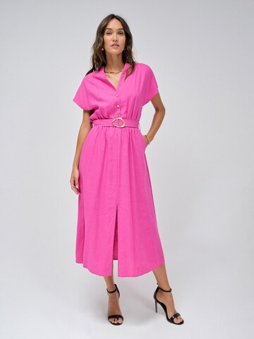 Salsa Jeans Dress in Pink: front