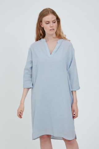 Fransa Shirt Dress in Blue: front