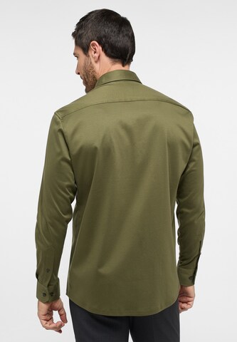 ETERNA Comfort fit Button Up Shirt in Green