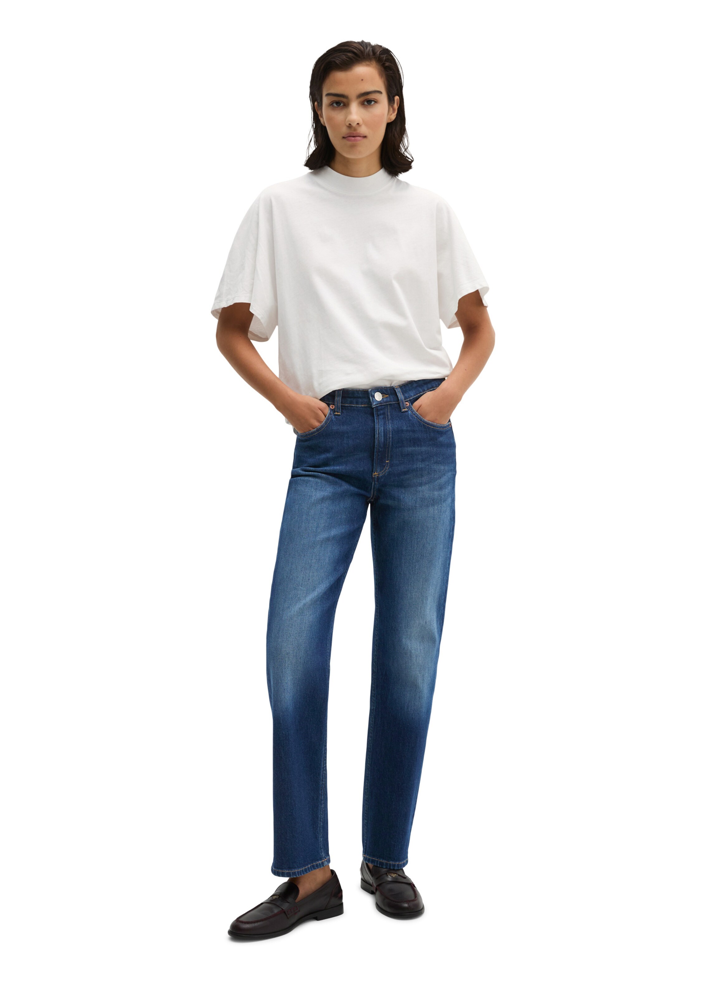 Marc O'Polo Regular Jeans 'Linde' in Blau: Vorderseite
