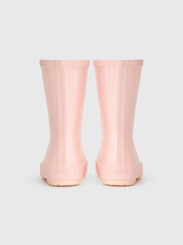 HUNTER Gummistövel i rosa