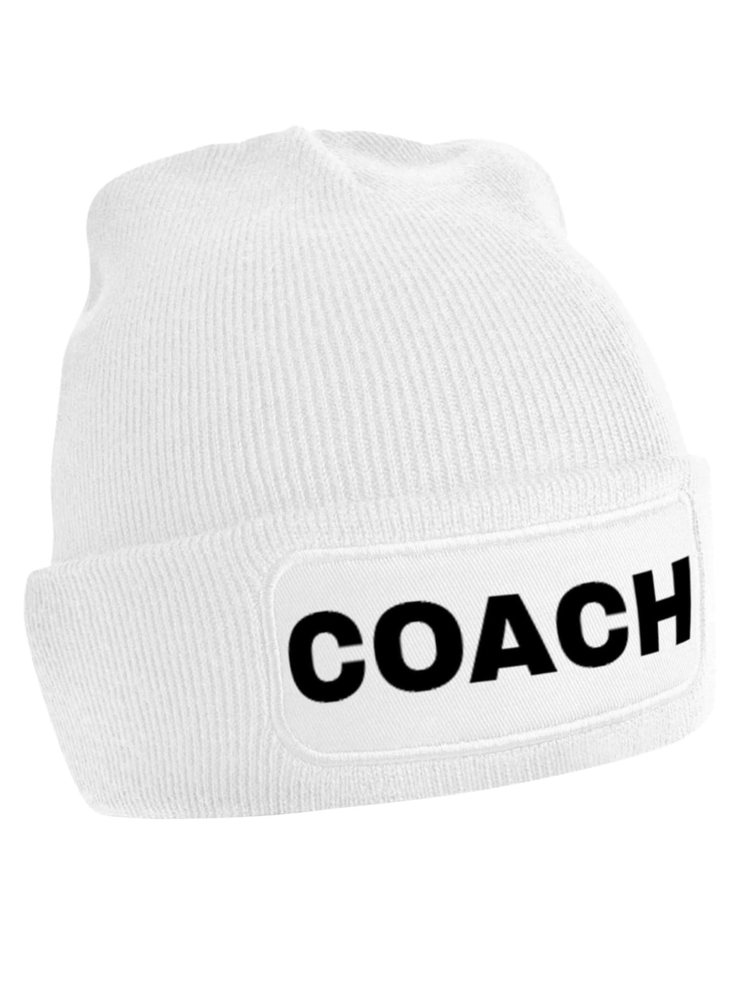 Youth Designz Mütze 'Coach'‌ in Weiß