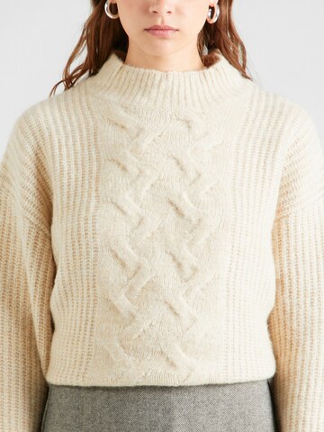 MSCH COPENHAGEN Sweater 'Chastine Peggy' in Beige