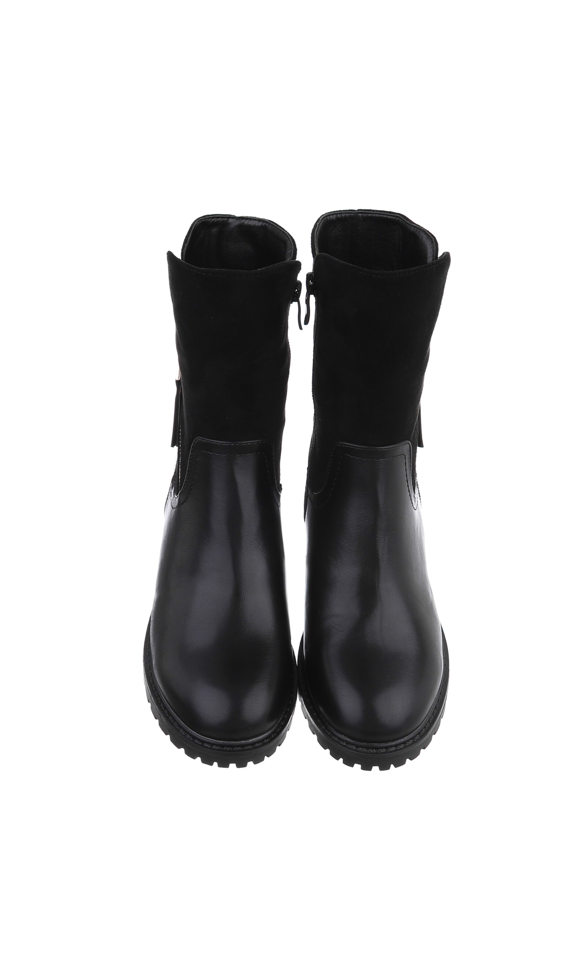 Ital-Design Boots in Schwarz