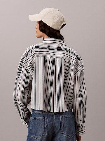 Calvin Klein Jeans regular Μπλούζα σε λευκό
