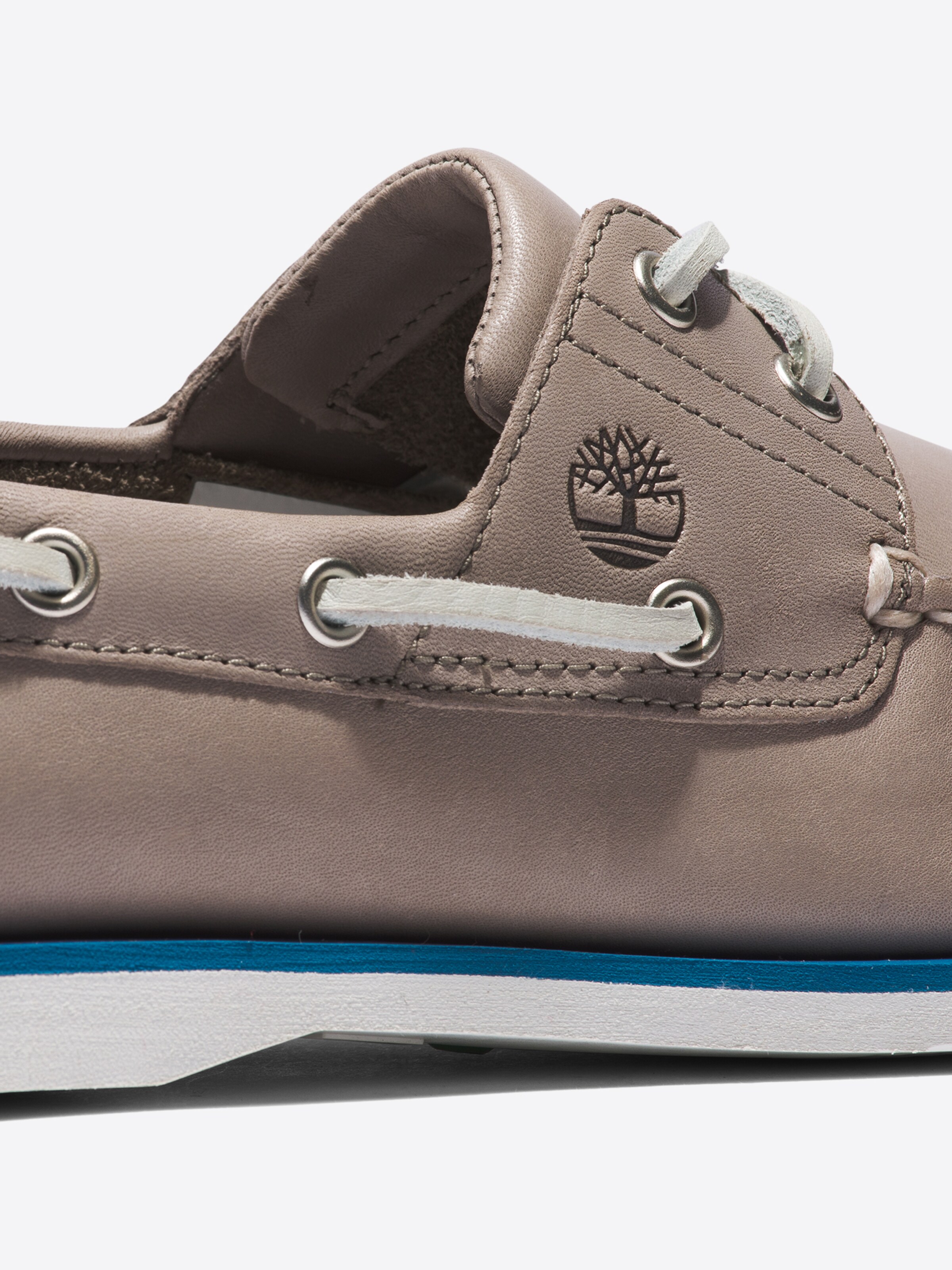 Männer Halbschuhe TIMBERLAND Mokassin 'Classic Boat 2 Eye' in Grau, Taupe - ZU40582 Männer Halbschuhe TIMBERLAND Mokassin 'Classic Boat 2 Eye' in Grau, Taupe - ZU40582