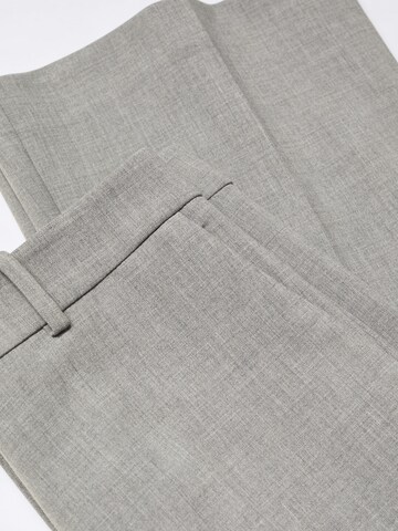 MANGO Regular Pleated Pants 'Emma' in Grey