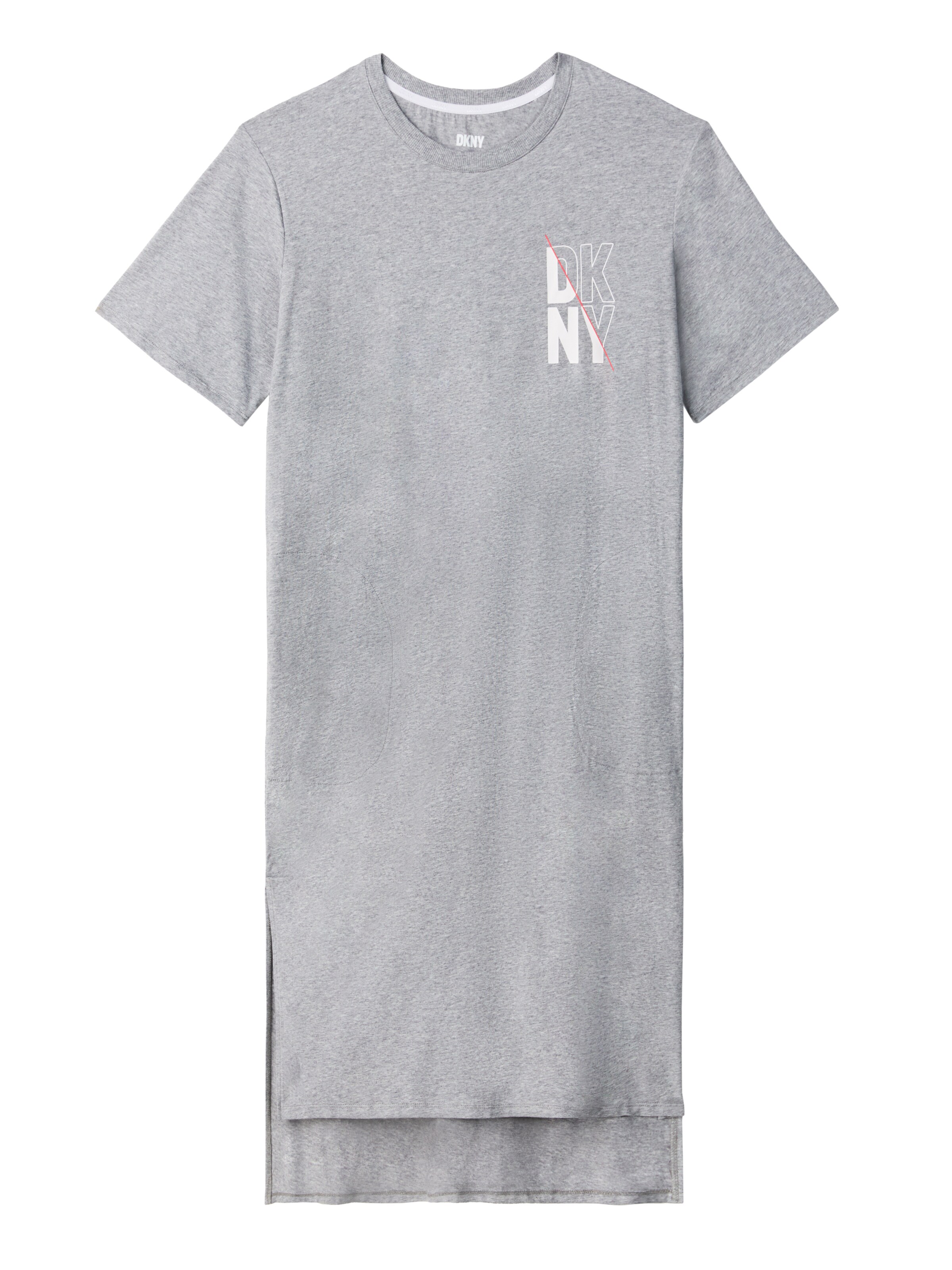 DKNY Nachthemd 'Must Have Basic' in Grijs: voorkant