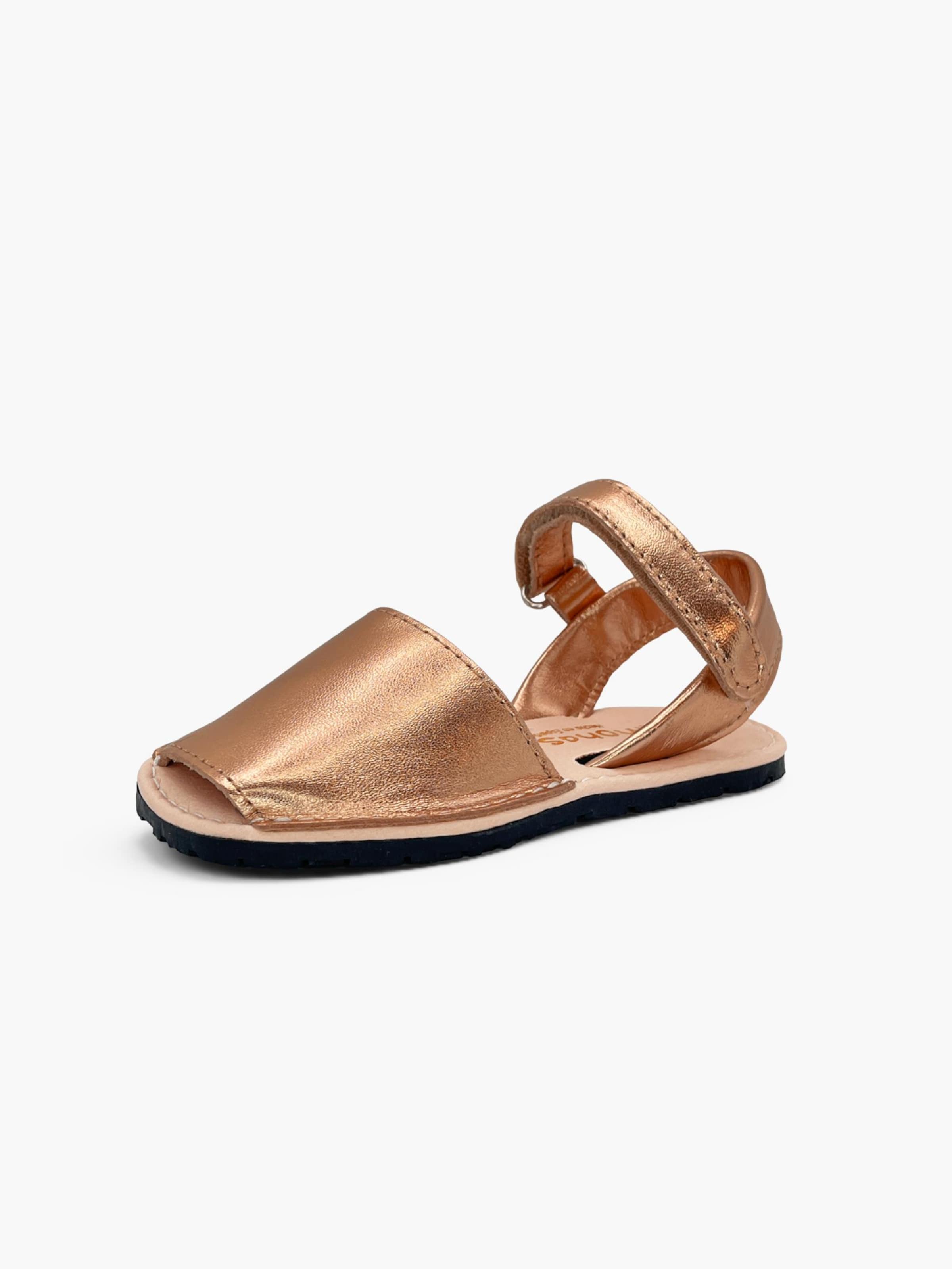 Pisamonas - Sandalias en oro: frente