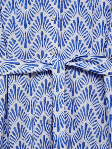 MANGO Košeľové šaty 'APPLE' - Modrá