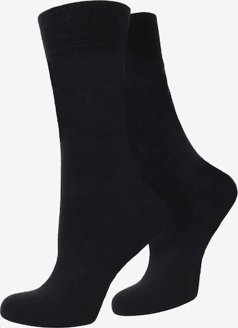 normani Socks in Black: front