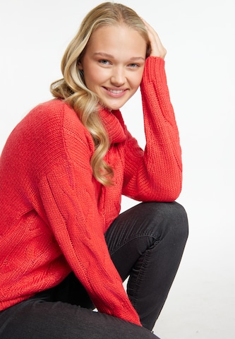 MYMO Пуловер 'Biany' в червено