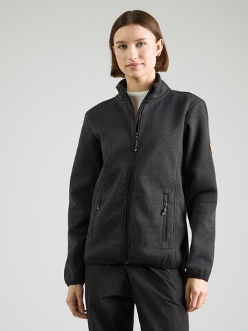 Whistler Funktionsfleecejacke 'SAMANI' in Schwarz: Vorderseite