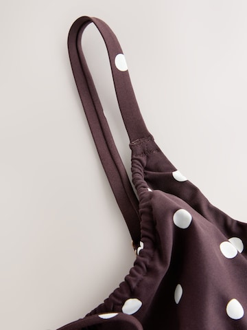 Next T-Shirt Bikinitoppi värissä ruskea