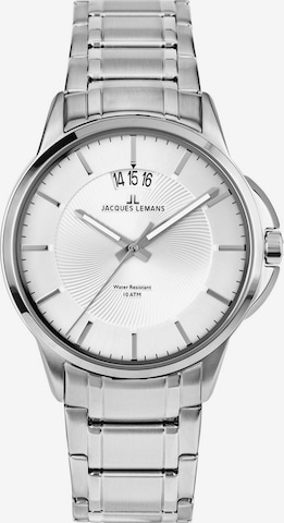 Jacques Lemans Uhr in Silber: predná strana