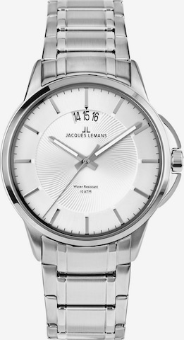 Jacques Lemans Analog Watch in Silver: front