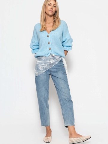 SASSYCLASSY Oversizestrickjacke‌‌‌‌‌‌‌ in Blau