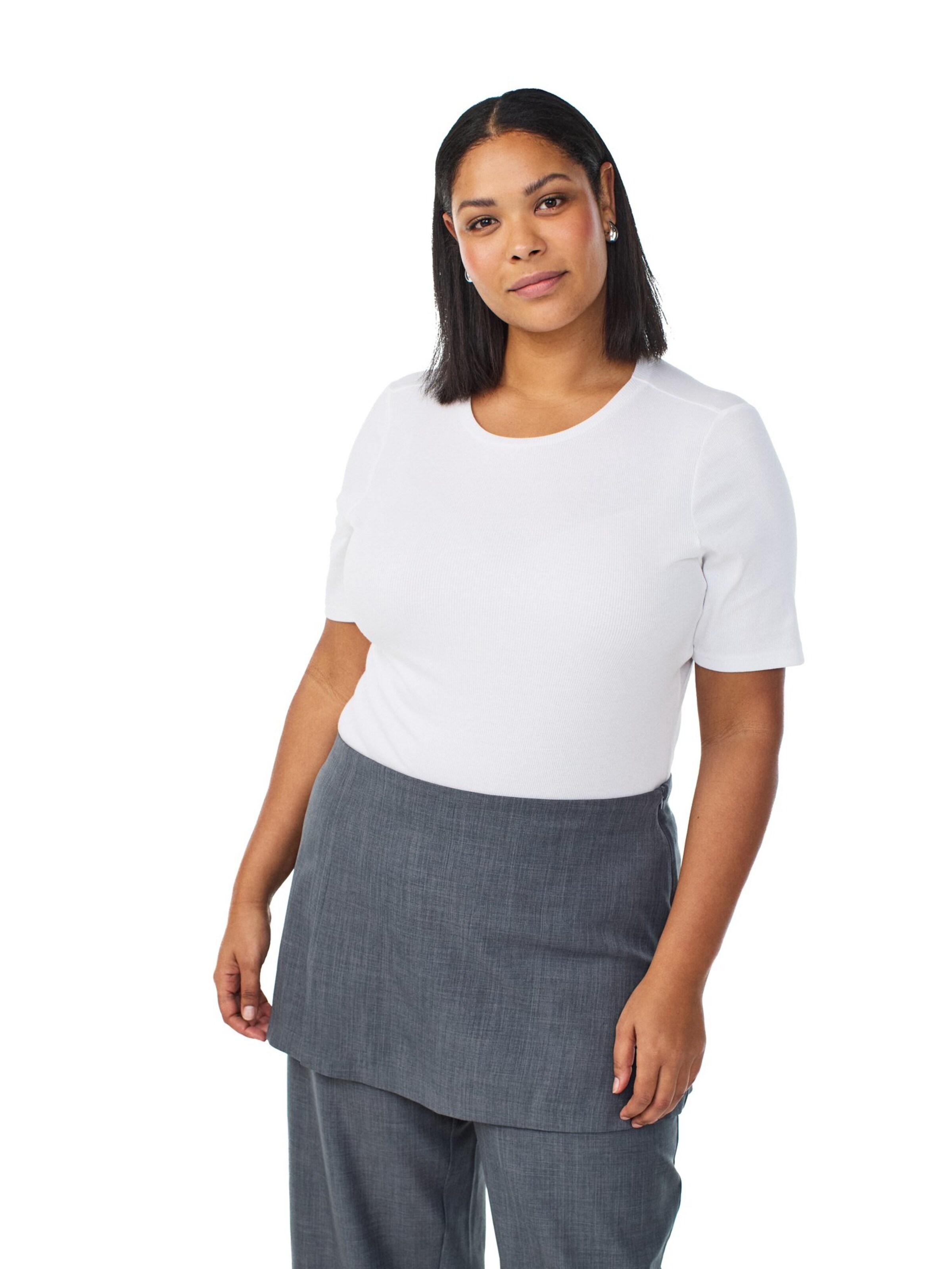 Zizzi Μπλουζάκι 'MMAYA' σε λευκό