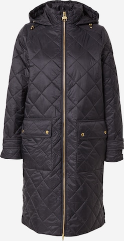 Barbour International Between-Seasons Coat in Black: front