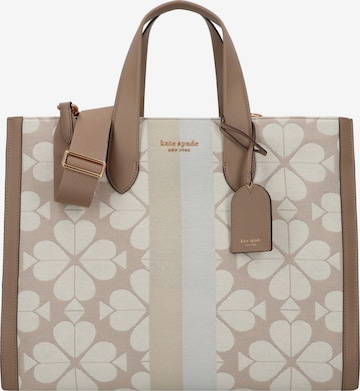 Cabas 'Spade Flower ' Kate Spade en beige : devant